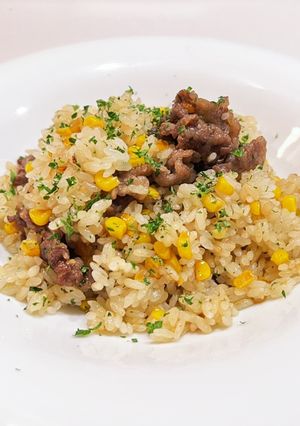 とうもろこしと牛肉のピラフ☆-レシピのメイン写真