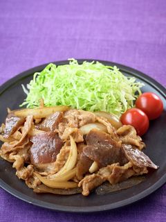 豚こんにゃくのしょうが焼き-レシピのメイン写真