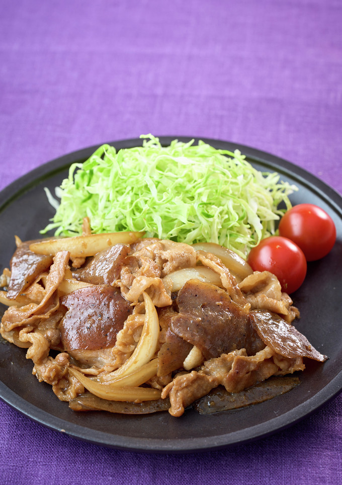 豚こんにゃくのしょうが焼き-レシピのメイン写真