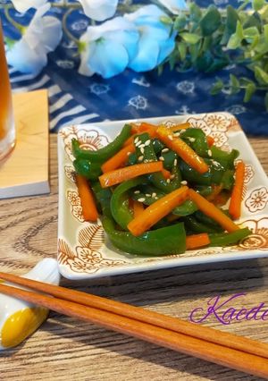 【食べるサプリ】ピーマンと人参のきんぴら-レシピのメイン写真