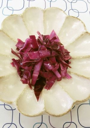 紫キャベツの甘酢和え-レシピのメイン写真