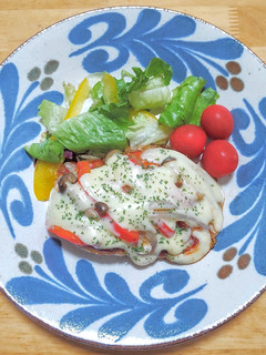 鶏むね肉のチーズ焼き-レシピのメイン写真