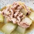 麺つゆ!旬の夕顔と豚肉のとろとろ煮