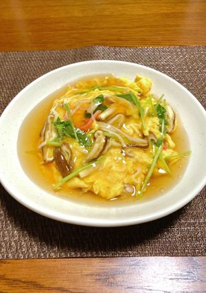 ふわふわ卵のあんかけご飯-レシピのメイン写真