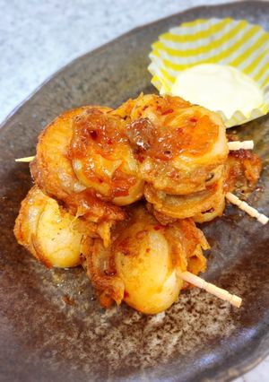 ベビーホタテのマーシャージャン照り焼き風-レシピのメイン写真