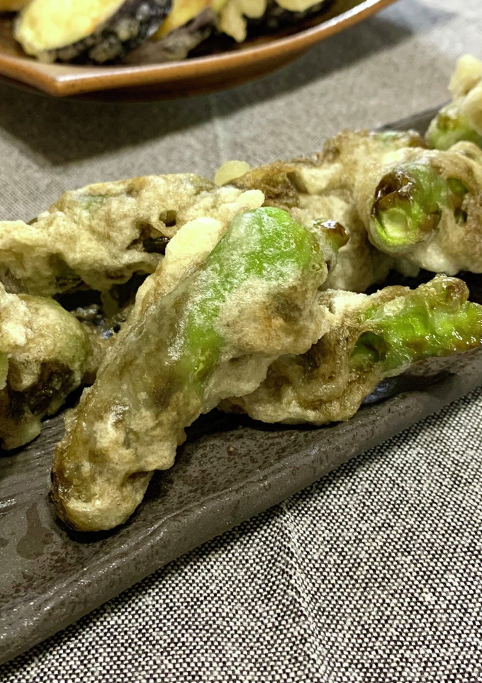 ししとうの天ぷら☆とろろ昆布巻き-レシピのメイン写真