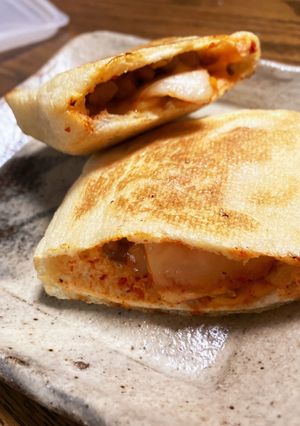 特殊！キムチ納豆チーズ巾着-レシピのメイン写真