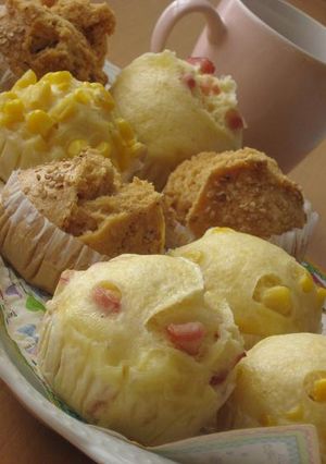♡三色蒸しパン♡-レシピのメイン写真