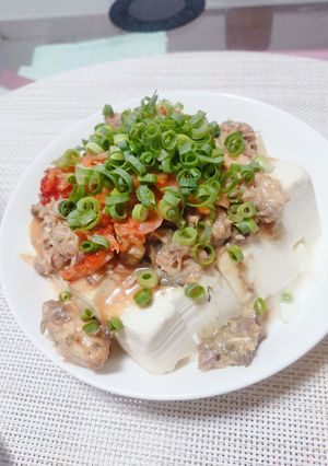 低糖質な豆腐さば缶キムチつまみ-レシピのメイン写真
