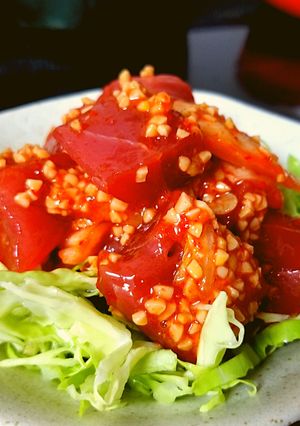和えるだけ！マグロのキムチ納豆-レシピのメイン写真