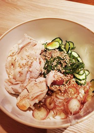 火を使わずに！薬味たっぷり冷やしうどん-レシピのメイン写真