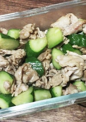 豚肉翡翠炒め風-レシピのメイン写真