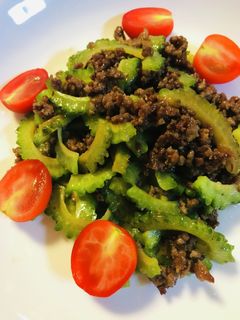 ゴーヤのそぼろ炒め●ゴーヤーそぼろ丼に!-レシピのメイン写真
