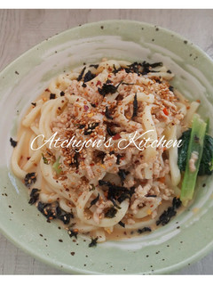 簡単!冷やしピリ辛ごまだれうどん-レシピのメイン写真