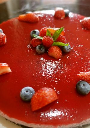 夏は、冷やして簡単ラズベリーババロア!-レシピのメイン写真