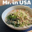 豆乳胡麻だれぶっかけうどん