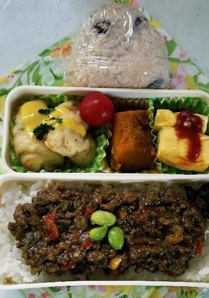 ドライカレー弁当(7.29)-レシピのメイン写真