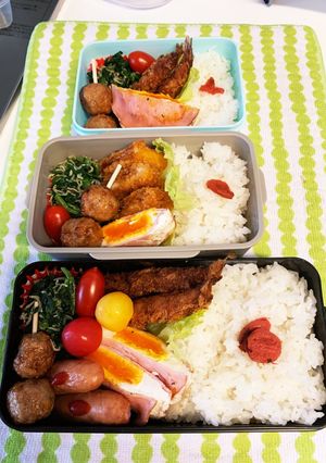 夏休みのお弁当　7/29-レシピのメイン写真