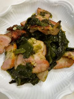 ベーコンとワカメの炒め物-レシピのメイン写真