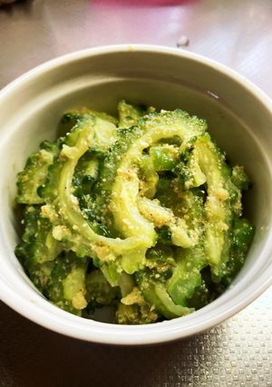レンジで時短#ゴーヤの胡麻酢和え-レシピのメイン写真