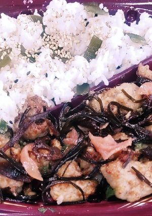 “鶏肉炒め弁当” おかずの部-レシピのメイン写真
