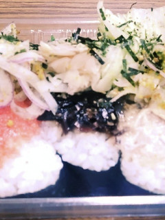 “おにぎり弁当7号” カット玉葱のりたま-レシピのメイン写真
