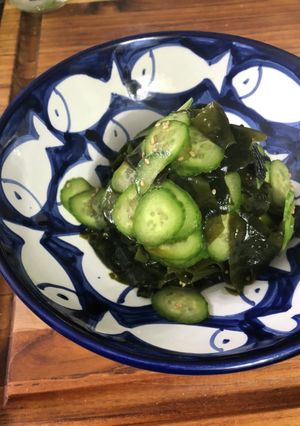 塩蔵わかめで＊酢の物-レシピのメイン写真