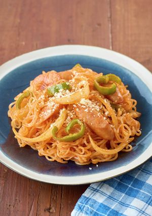 こんにゃくのナポリタン風-レシピのメイン写真