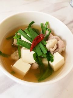ちょっとだけ!もつ鍋ならぬ、もつスープ!-レシピのメイン写真