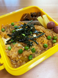金曜日のお弁当 カツ丼弁当-レシピのメイン写真