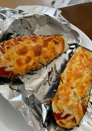 茄子のキムチーズ焼き　なすといえばコレ-レシピのメイン写真