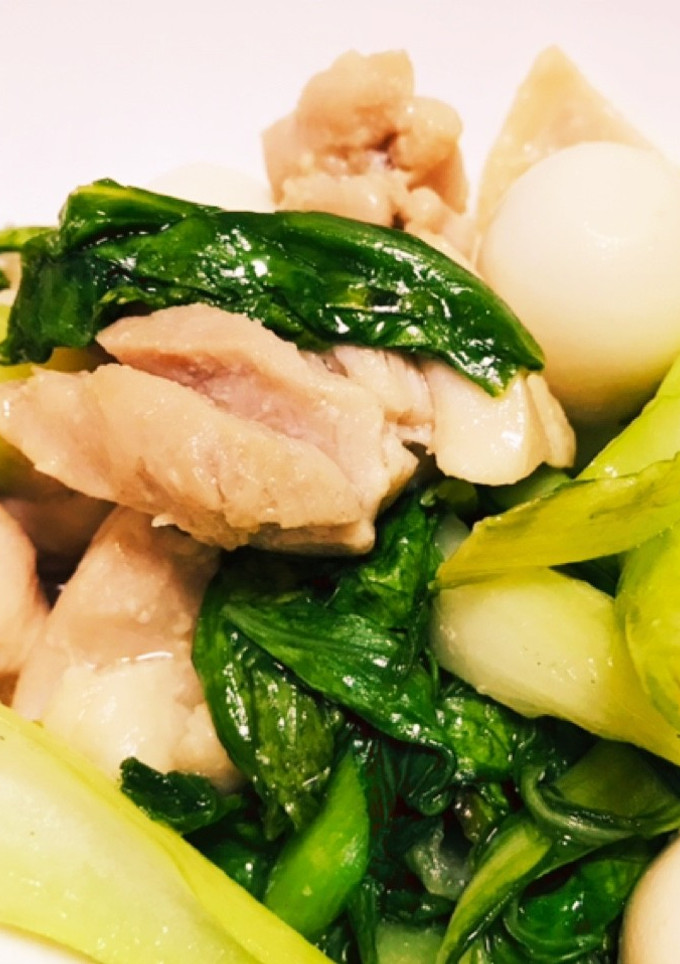 鶏もも肉と青梗菜のオイスターソース炒め-レシピのメイン写真