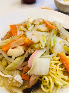 野菜たっぷり和風あんかけ皿うどん-レシピのメイン写真