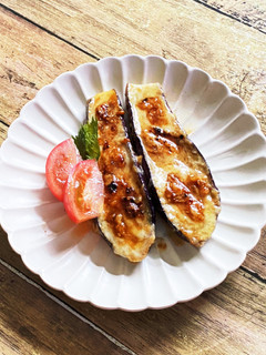 茄子の味噌チーズ焼き-レシピのメイン写真