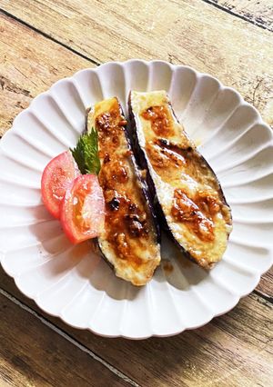 茄子の味噌チーズ焼き-レシピのメイン写真