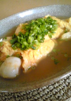 おだしでいただく　お麩入りオムレツ-レシピのメイン写真