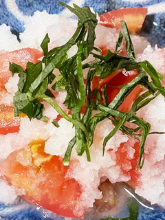 簡単トマトのおろし和え-レシピのメイン写真