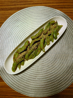 ヨウサマの減塩枝豆のペペロンチーノ-レシピのメイン写真