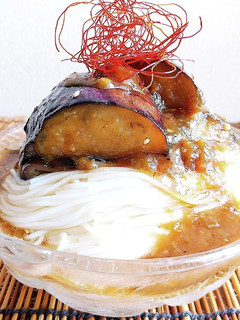 茄子のピリ辛味噌煮ダレ素麺-レシピのメイン写真