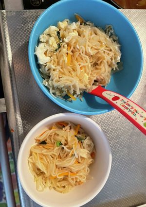 1歳児のそーめんチャンプルー-レシピのメイン写真