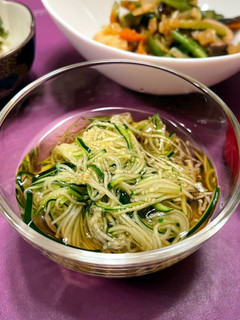 ズッキーニそうめん-レシピのメイン写真
