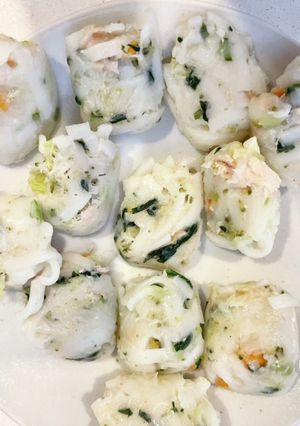 離乳食後期★レンジで簡単手づかみうどん-レシピのメイン写真