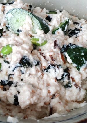 男の料理　豆腐の白あえ-レシピのメイン写真