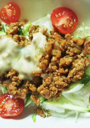 30分位で野菜たっぷりタコライス-レシピのメイン写真