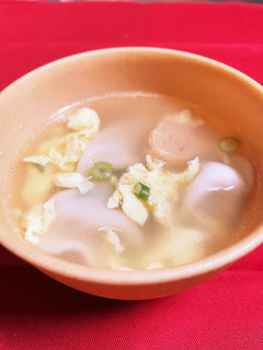 乾燥帆立の貝柱と水餃子のスープ-レシピのメイン写真