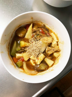 茄子椎茸シーフードトマトパスタ味八宝菜風-レシピのメイン写真
