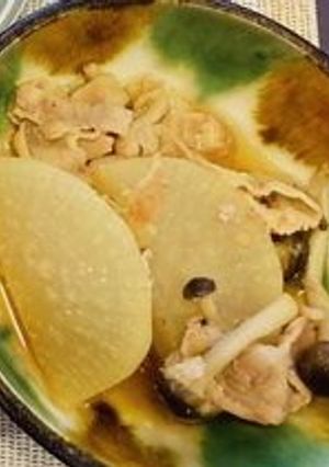 大根と豚バラの煮物-レシピのメイン写真