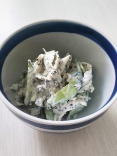 きゅうりとサラダチキンのさっぱりサラダ-レシピのメイン写真