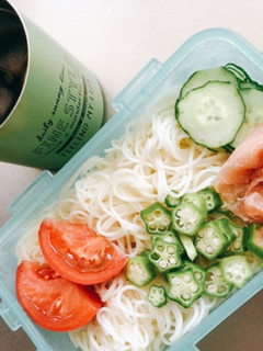 冷やしそうめん弁当-レシピのメイン写真