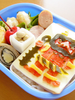 節分☆赤鬼お弁当(キャラ弁)-レシピのメイン写真